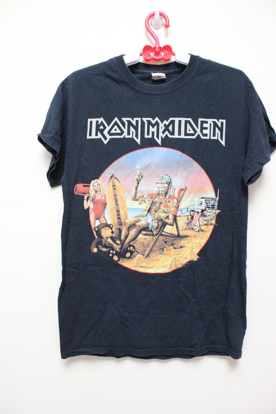 Official Iron Maiden 2017 California Book of Souls Tee Shirt Size Small